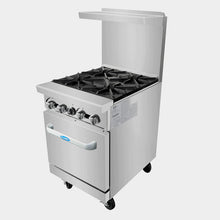 Load image into Gallery viewer, AGR-4B-LP - Range, 24" Restaurant, Gas - CookRite
