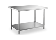 Steelworks 18 ga SS Worktable 30-72 -SWWTS-3072-318 - 30x72x34