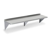 18 ga Stainless Steel Wall Mount Shelf -SWWS-1672 - 16x72x13