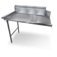 Steelworks 16 ga SS Clean Dishtable 26 Left - SWCDT-26L - 30x26x4375