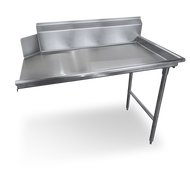 Steelworks 16 ga SS Clean Dishtable 72 Right - SWCDT-72R - 30x72x4375
