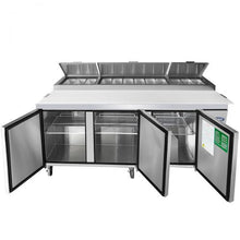 Load image into Gallery viewer, MPF8203GR - Refrigerated Counter, Pizza Prep Table - Atosa
