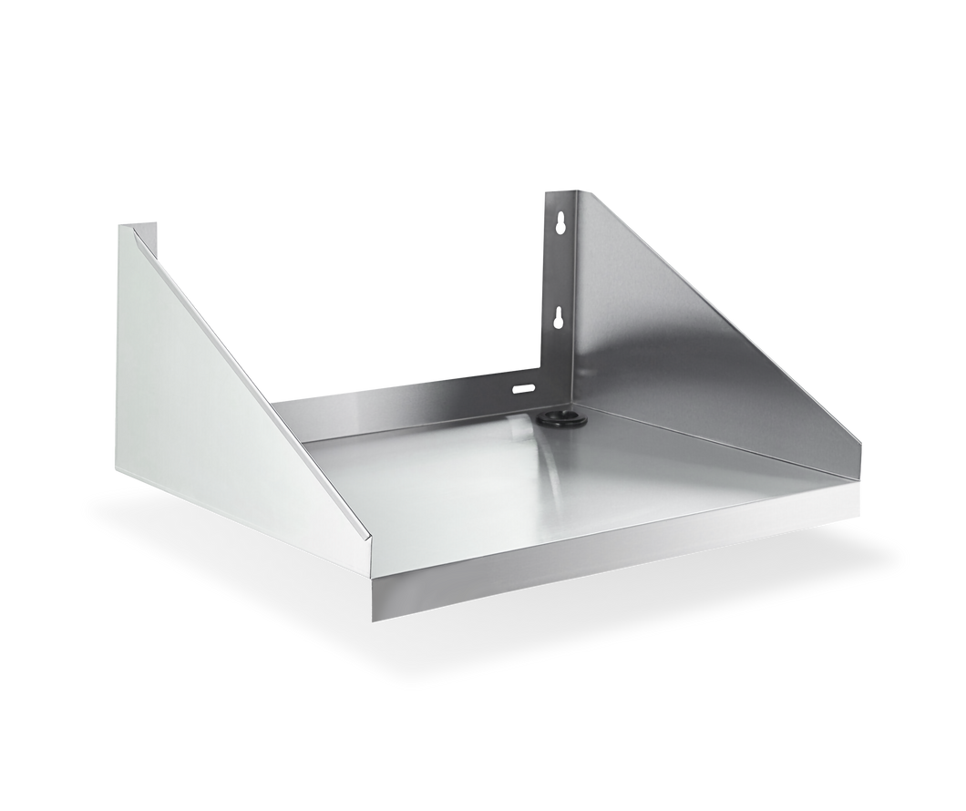 18 ga Stainless Steel Microwave Shelf -SWWMS-1824 - 18x24x10
