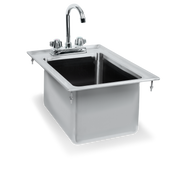 16 ga Stainless Steel Drop-In Sink - SWDIS-1FB101410 - 19x1310