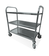 Steelworks Heavy Duty Utility Cart SWUCL3-2037HD-SQ