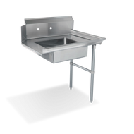 Steelworks 16 ga SS Soiled Dishtable 36 Right - SWSDT-36R - 30x36x4375