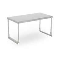 Steelworks 18 ga SS Single Over Shelf SWSOS-1248 - 12x48x18