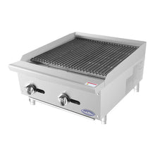 Load image into Gallery viewer, ATRC-24 Heavy Duty Radiant Charbroiler Natural Gas Countertop
