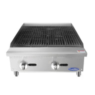 ATRC-24 Heavy Duty Radiant Charbroiler Natural Gas Countertop