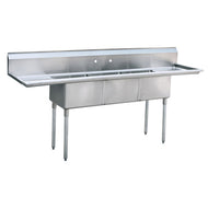 MixRite MRSB-3-D Three Compartment Sink